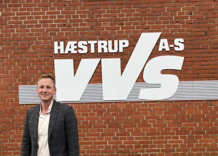 Henrik Højmark Hansen er den tredje og nuværende ejer af Hæstrup VVS. Foto: Palle W. Nielsen